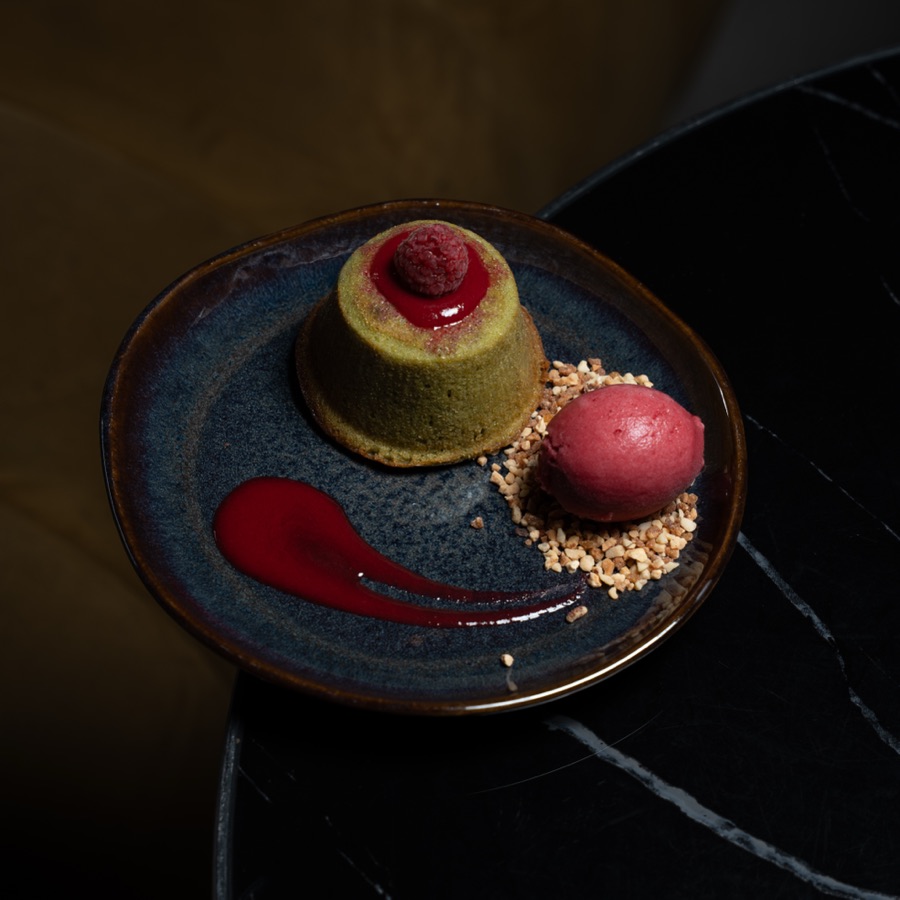 Fondant à la pistache